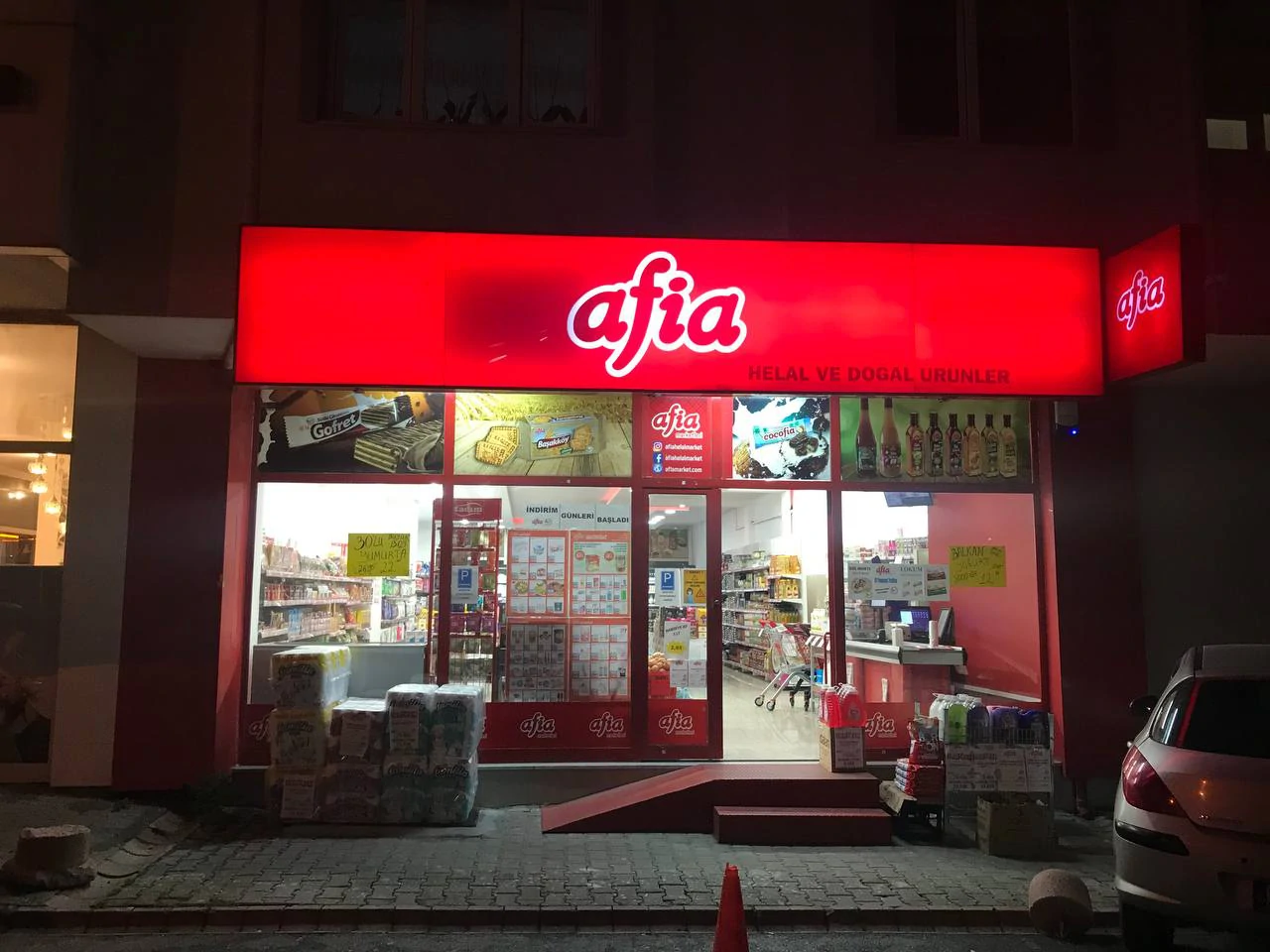 AFİA Market tabela uygulaması